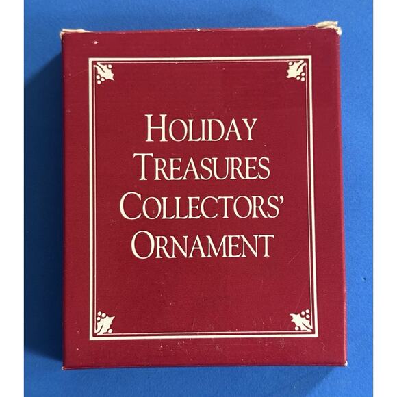 1992 Holiday Treasures Collectors Ornament Acrylic Santa Mrs. Claus Rudolph - Picture 6 of 11